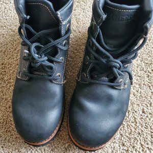 Skechers unisex black workdays boots with grippy sole size 9.5
